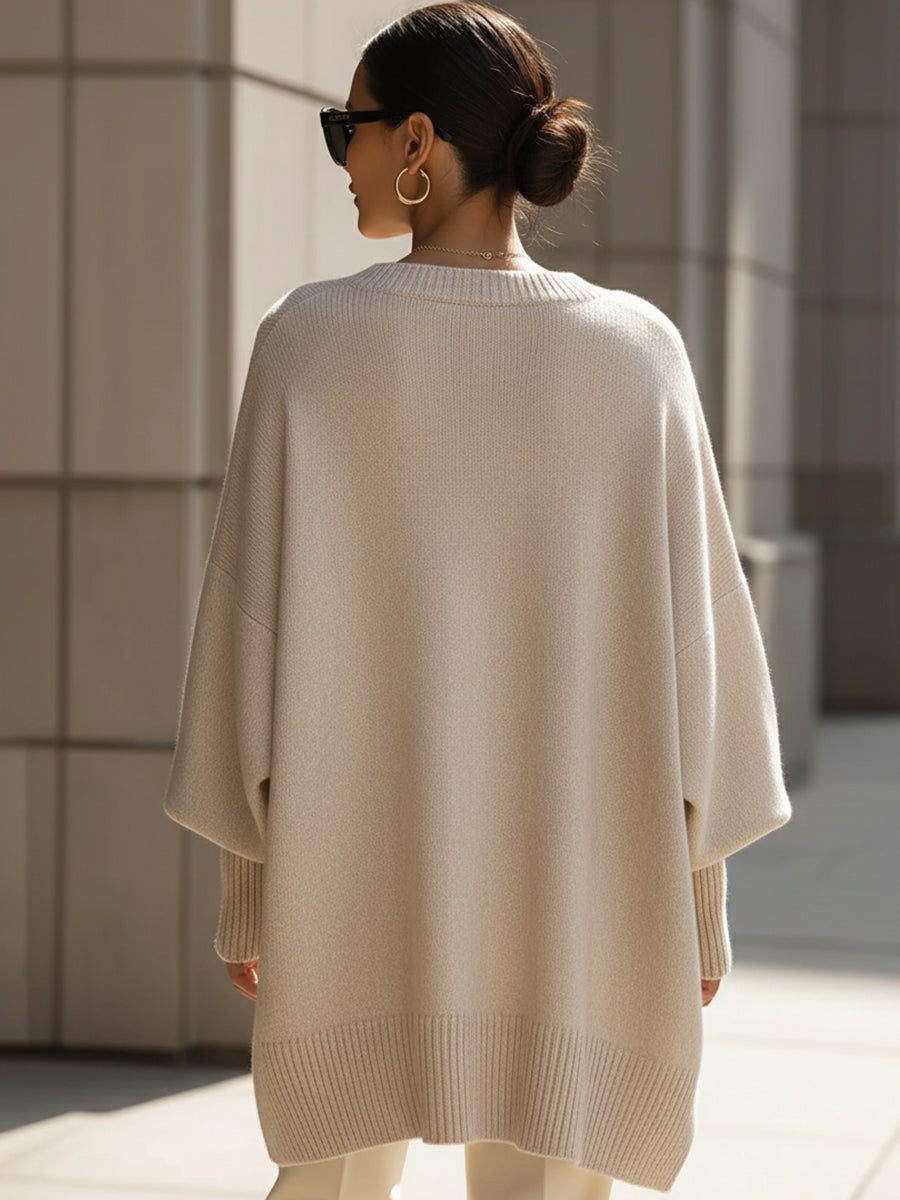 Women's Relaxed-Fit Wool-Blend Pullover – view 4