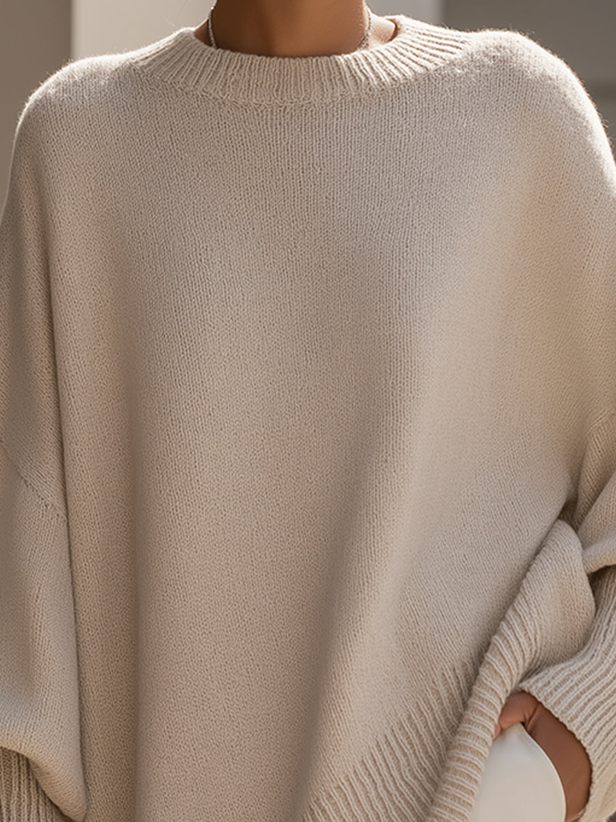 Women's Relaxed-Fit Wool-Blend Pullover – view 2