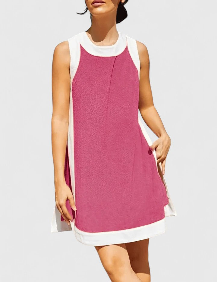 Women's Comfortable Two Piece Warm-Weather Co-Ord Set – Pink