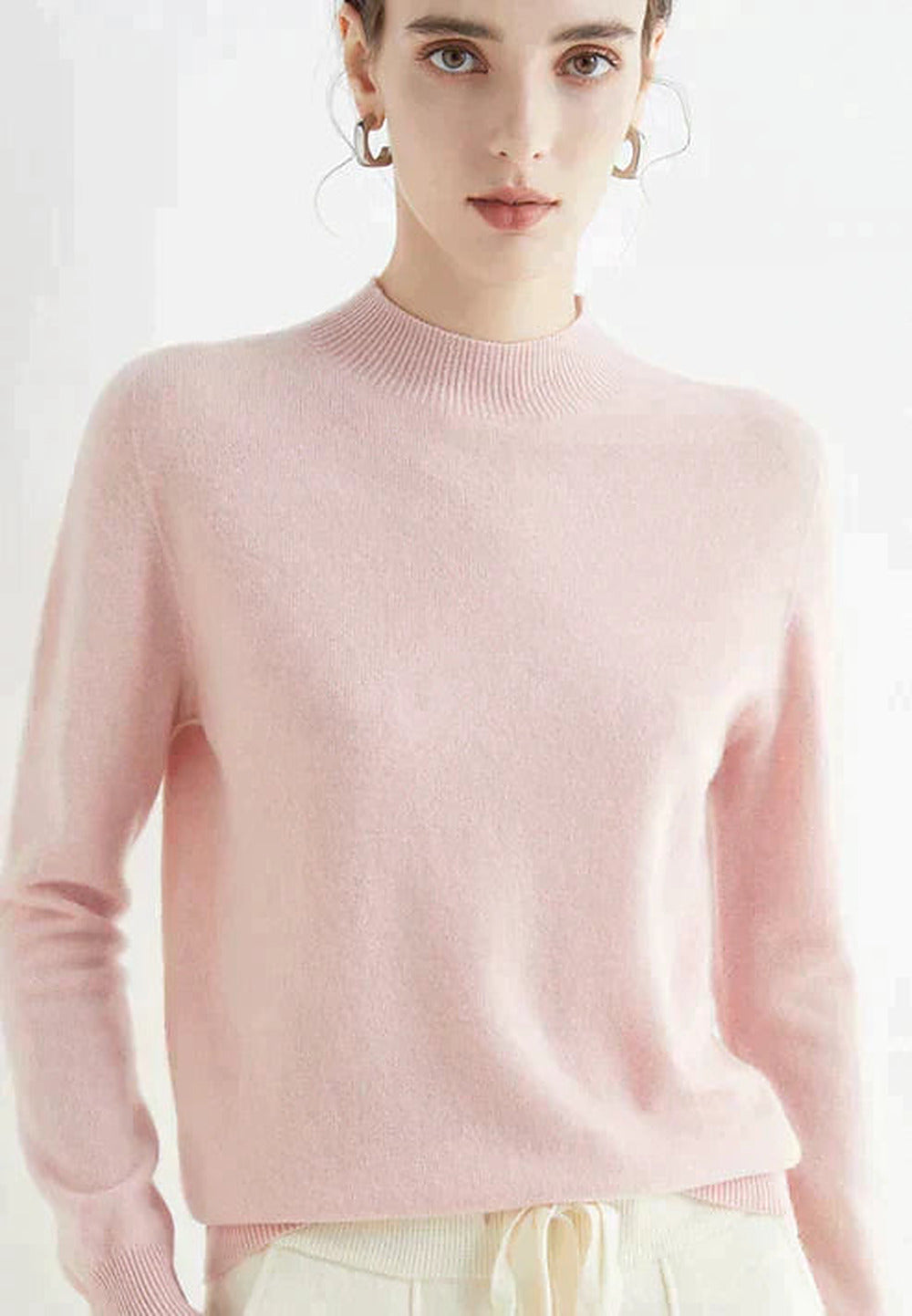 Women's Everyday Knit Pullover – Dark Pink