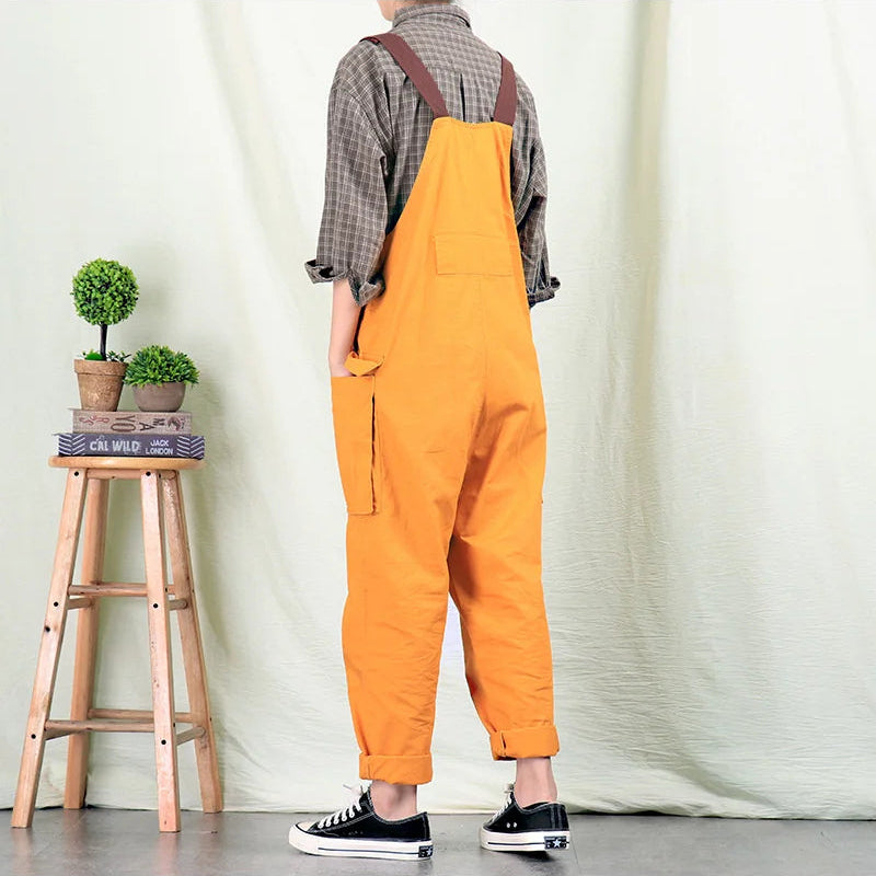 Men's Utility Cargo Bib Overalls for Fall – view 9