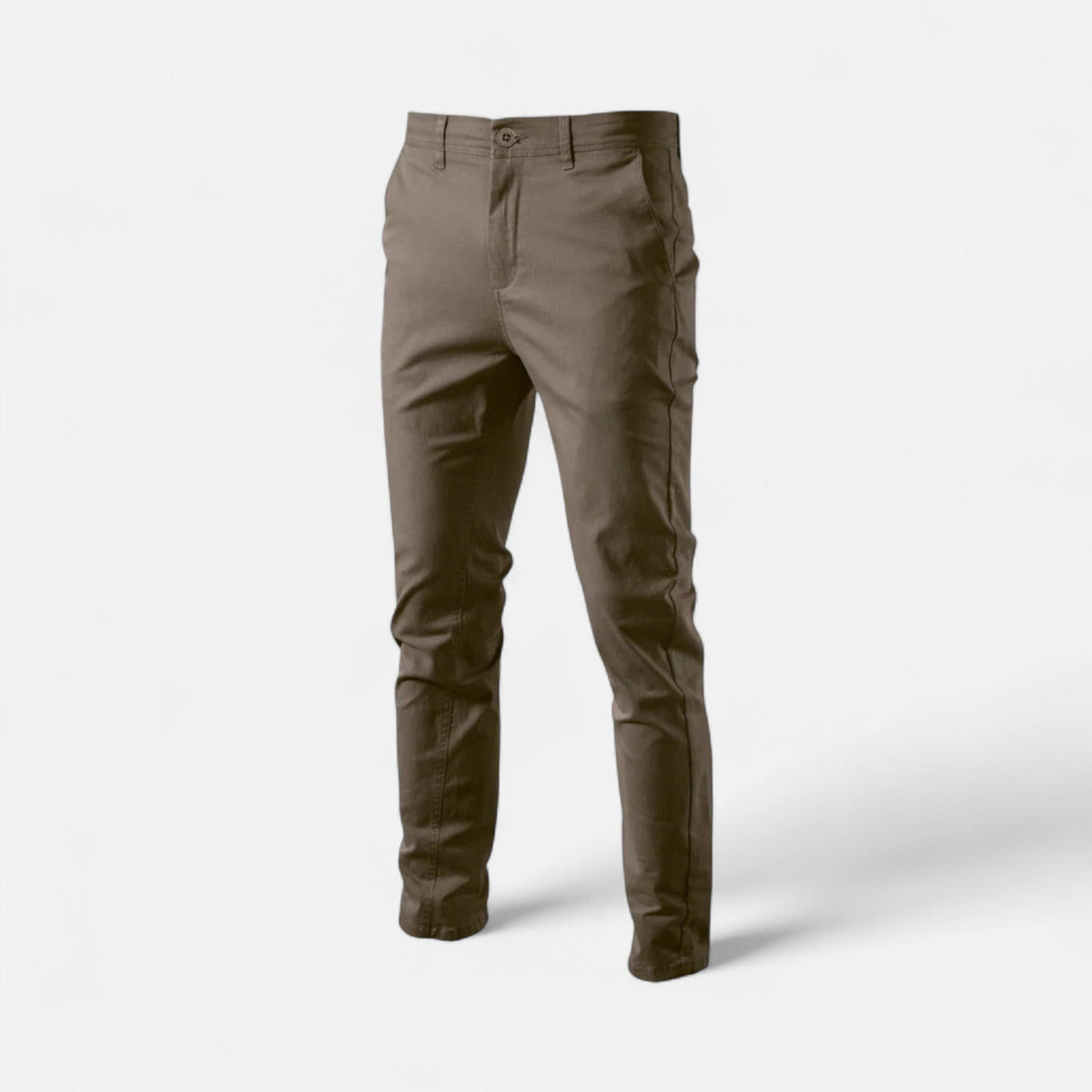 Men's Smart Everyday Cotton Blend Chinos – Brown