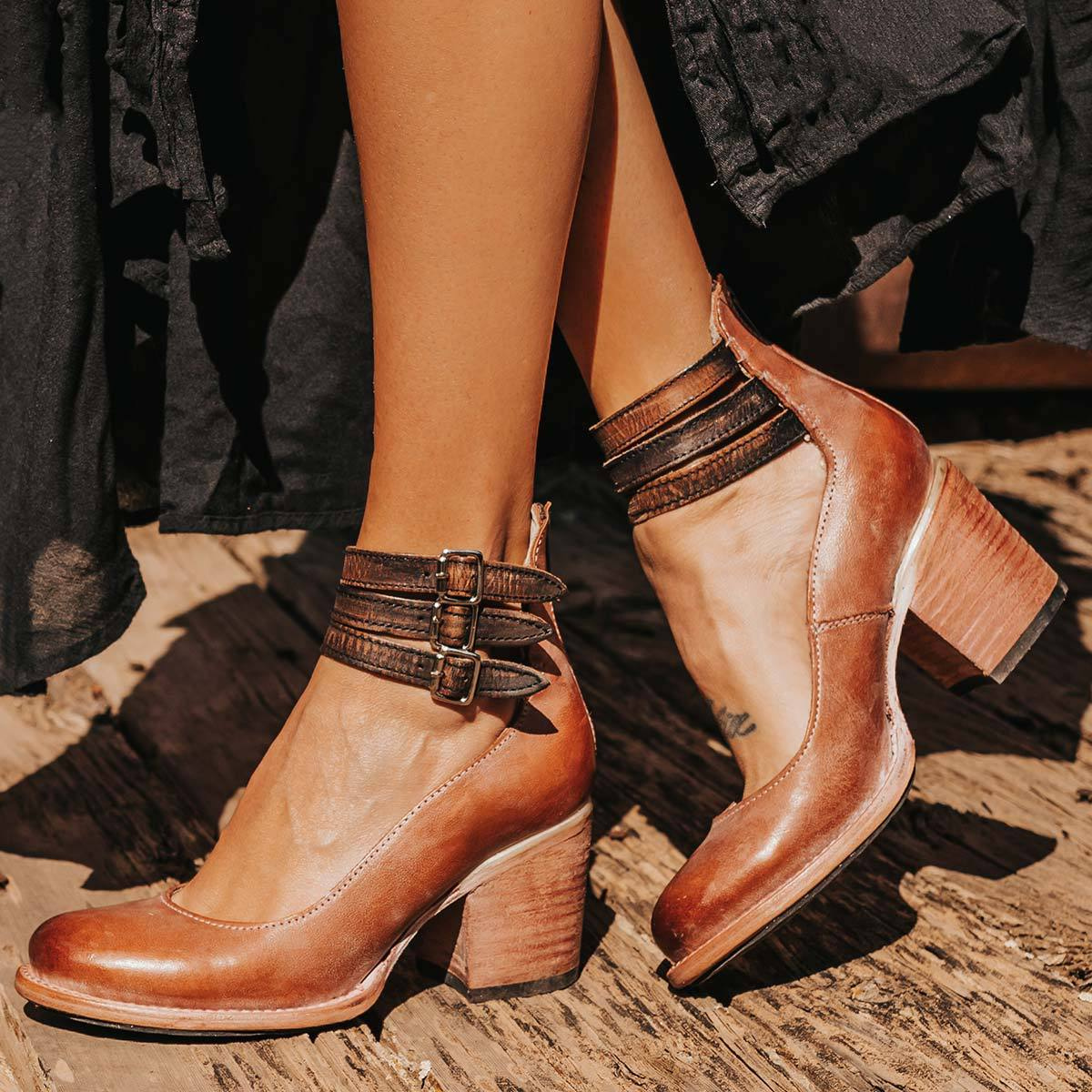 Women's Block-Heel Ankle Strap Boots for Weekends – view 5