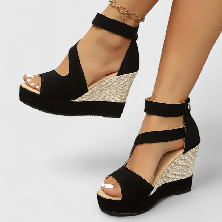 Women's Support Woven Wedge-Heel Sandals – view 5