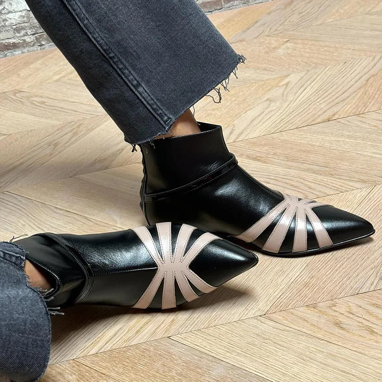 Women's Geometric Print Buckle-Detail Booties – view 2