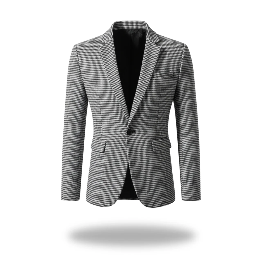 Men's Timeless Structured Light-Weight Blazer – Light Gray