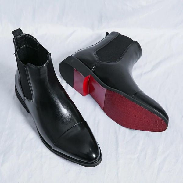 Men's Structured Leather Everyday Boots for Layering – view 1