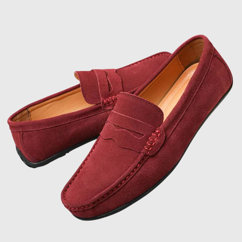 Women's Minimalist Support Easy-On Loafers – Maroon