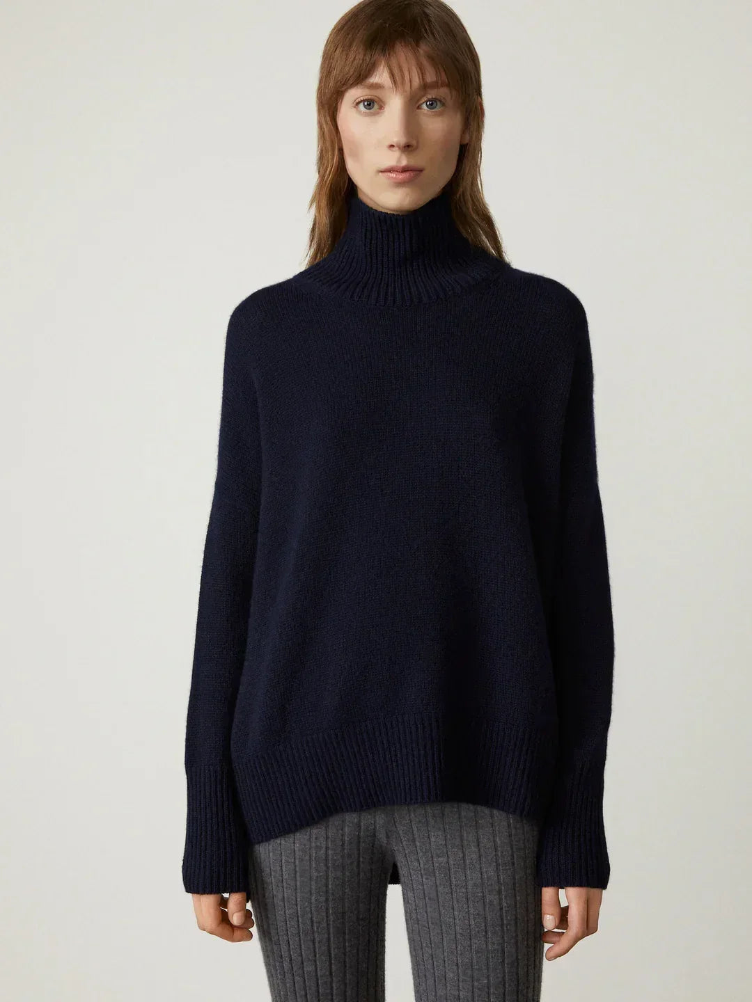 Women's Plush Knit Roll-Neck Pullover – view 6
