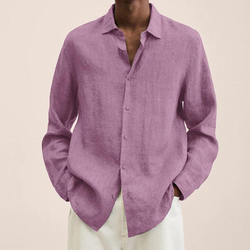 Men's Long Sleeve Button-Up Shirt for Everyday Wear – view 9