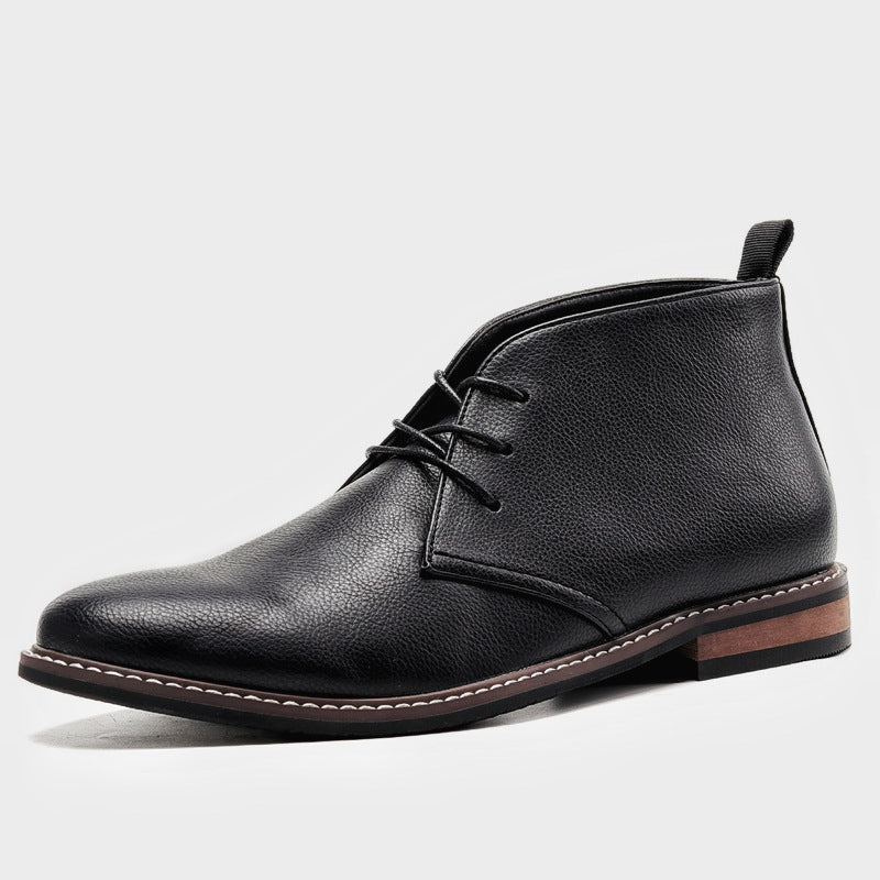 Men's Timeless Vintage-Inspired Leather Boots – view 3