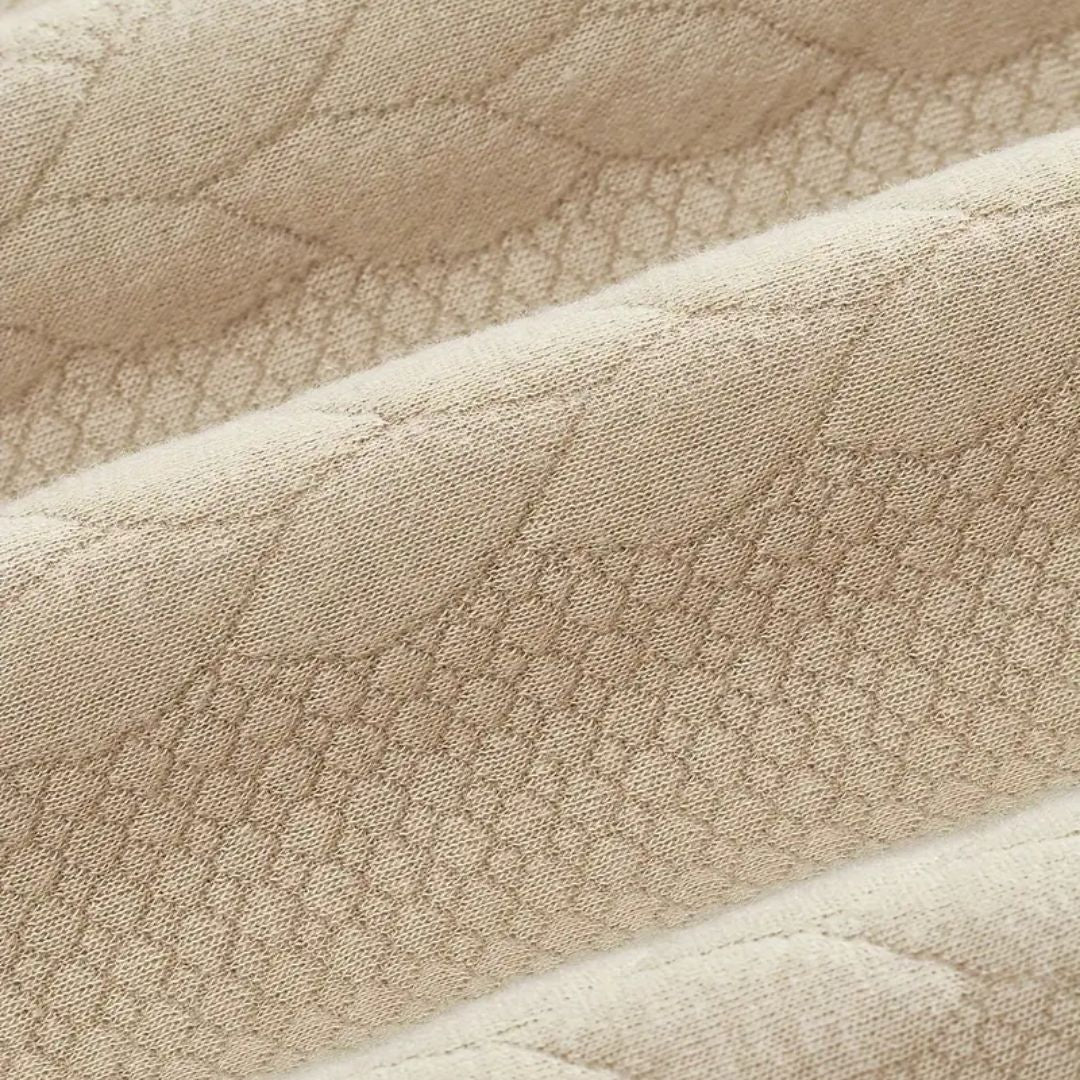 Men's Cable-Stitch Half-Zip Pullover with Textured Yoke – view 8