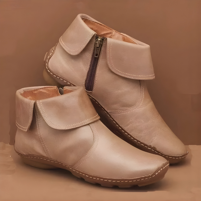 Women's Weatherproof Support Boots with Arch Support – Beige