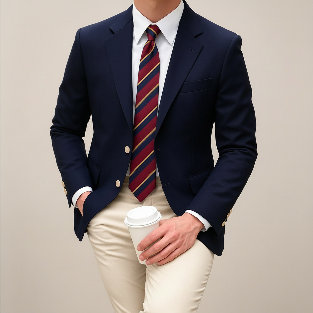 Men's Fitted Two Button Blazer – view 2
