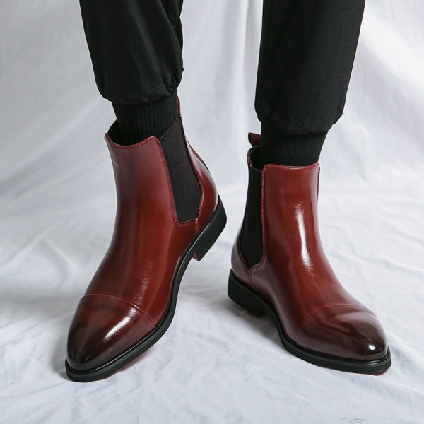 Men's Structured Leather Everyday Boots for Layering – view 6
