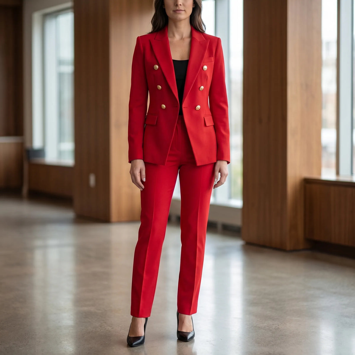 Women's Fitted 2 Piece Suit Set – view 2