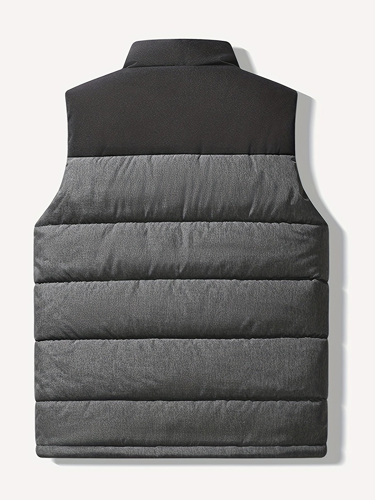 Men's Padded Thermal-Lined Stand Collar Vest – view 2