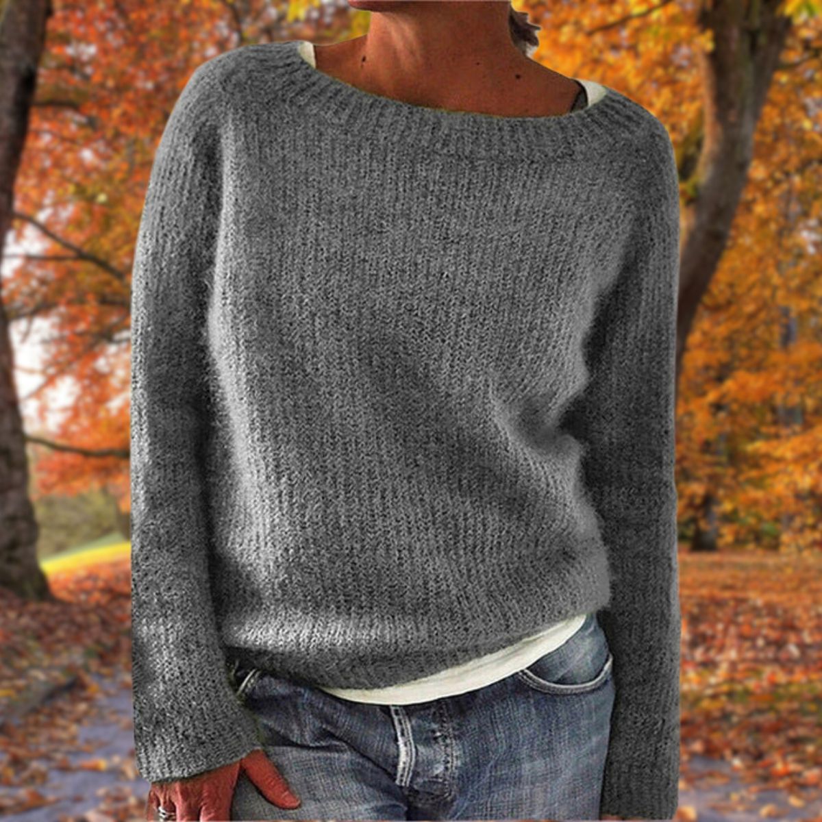 Women's Merino Wool Pullover – Gray