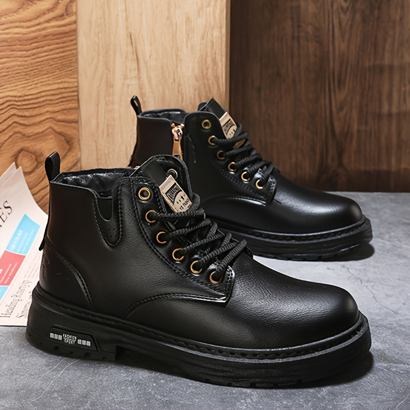 Men's Plush-Lined High-Top Boots for Weekends – view 4