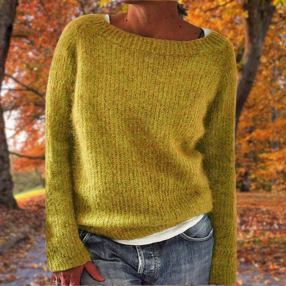 Women's Merino Wool Pullover – Yellow