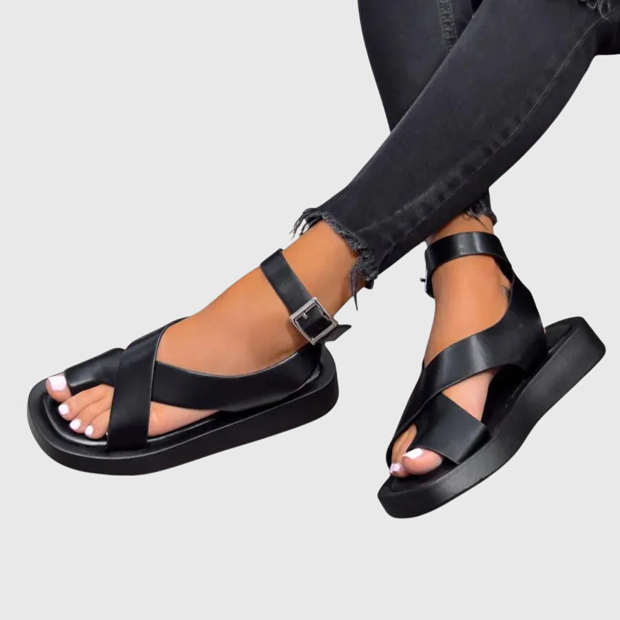 Women's Gladiator Support Sandals with Adjustable Straps – view 5