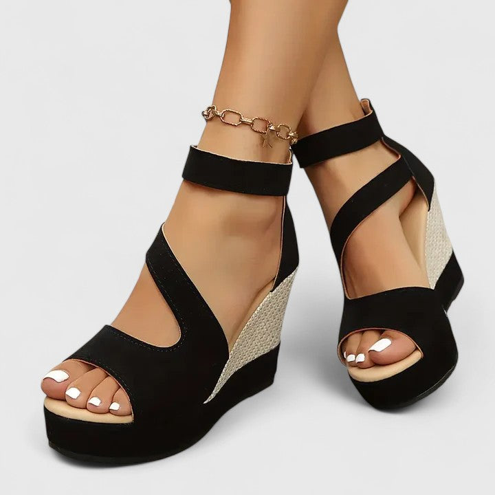 Women's Support Woven Wedge-Heel Sandals – view 6
