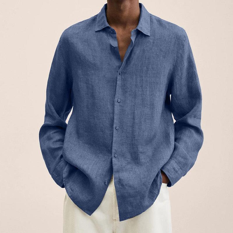 Men's Long Sleeve Button-Up Shirt for Everyday Wear – view 7