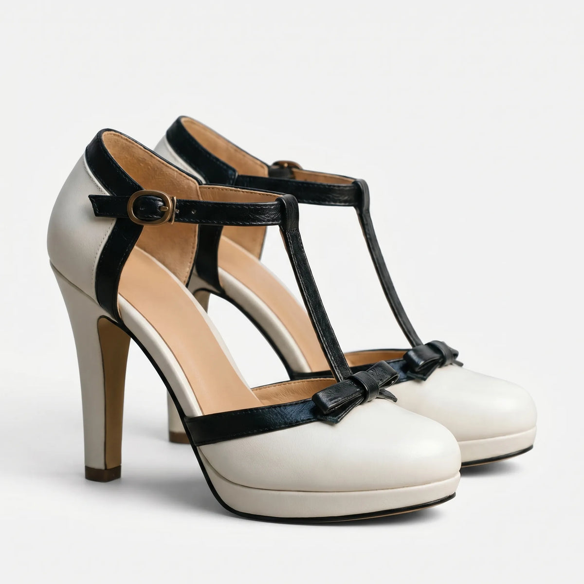 Women's T Strap Platform-Sole Heels – view 3