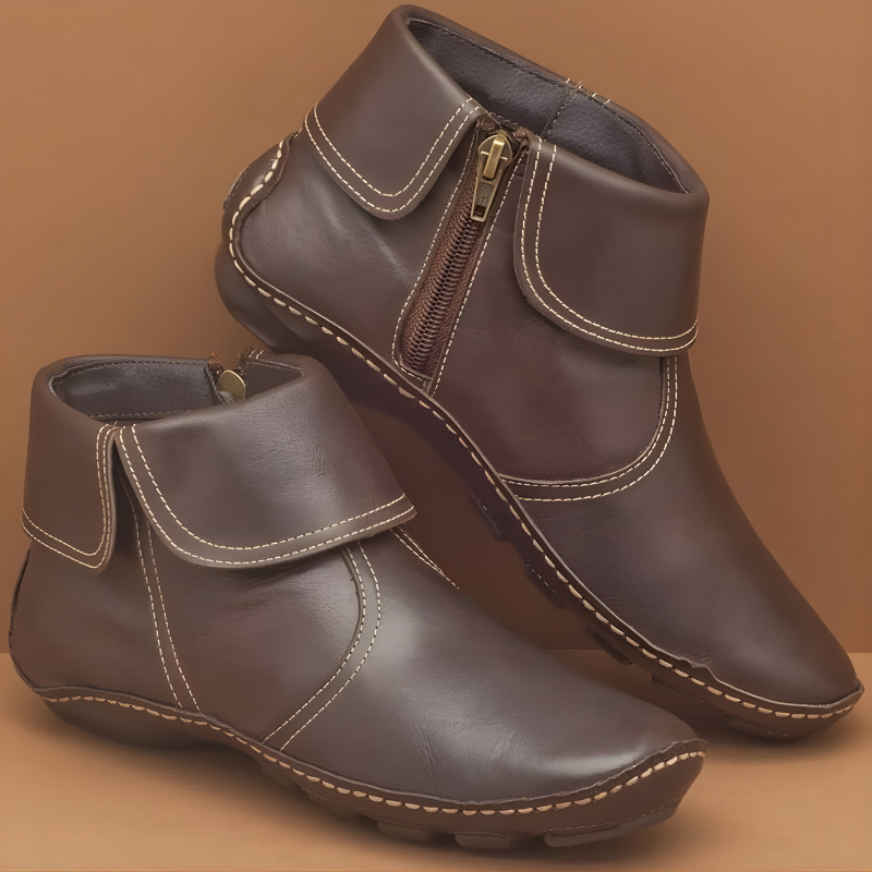 Women's Weatherproof Support Boots with Arch Support – Brown