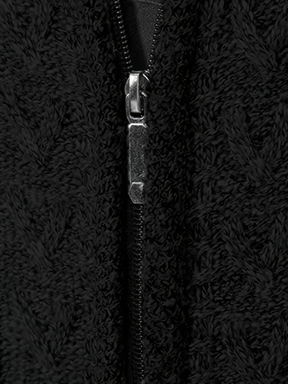 Men's Cable-Stitch Stand Collar Zip-Front Knit Cardigan – view 3