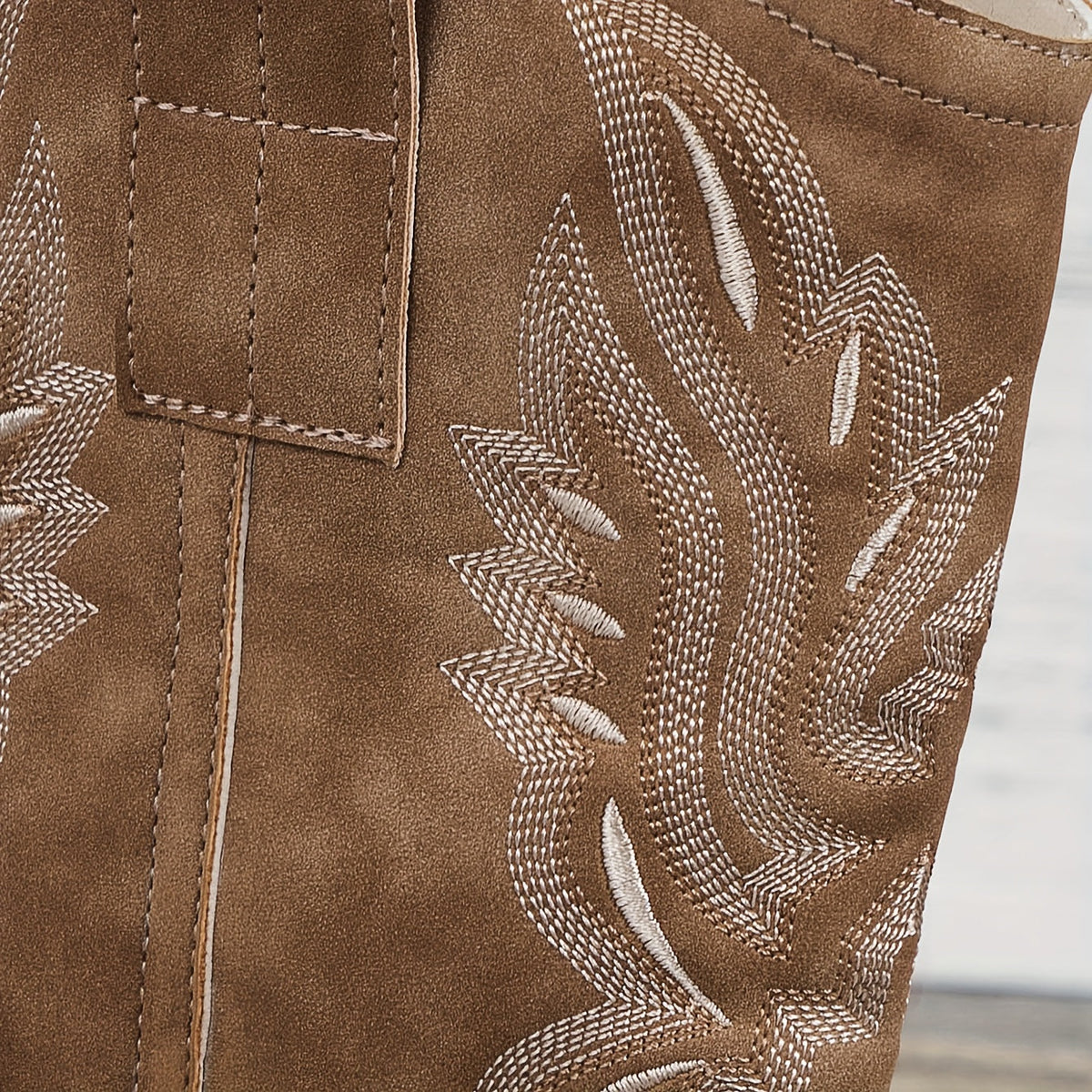 Women's Embroidery-Detail Wide Calf Western Cowboy Boots – view 7