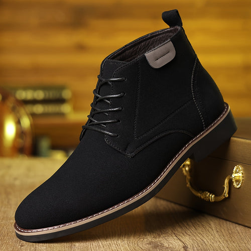 Men's Laced Ankle Boots – Black
