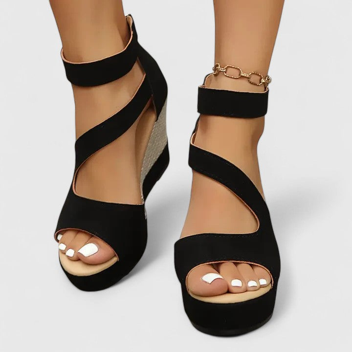 Women's Support Woven Wedge-Heel Sandals – view 3