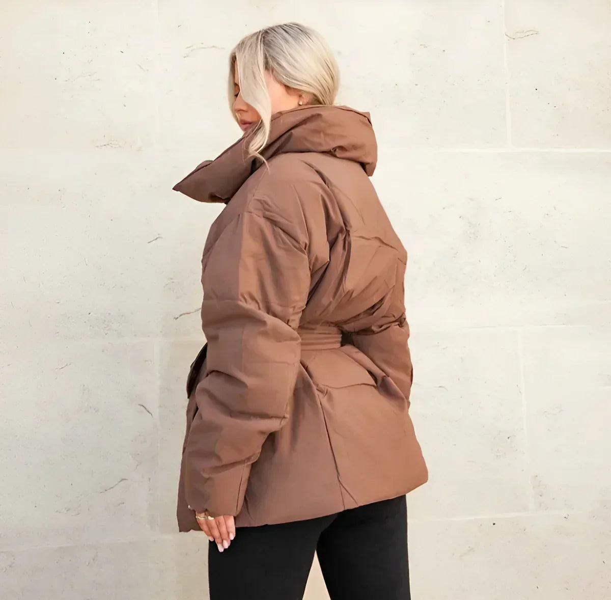 Women's Belt-Detail Puffer Jacket – view 7