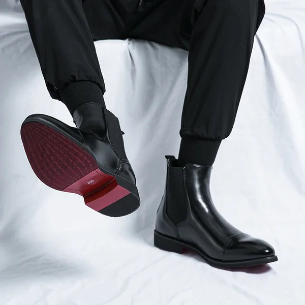 Men's Structured Leather Everyday Boots for Layering – view 3