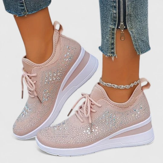 Women's Wide Toe Box Support Shoes – Light Pink