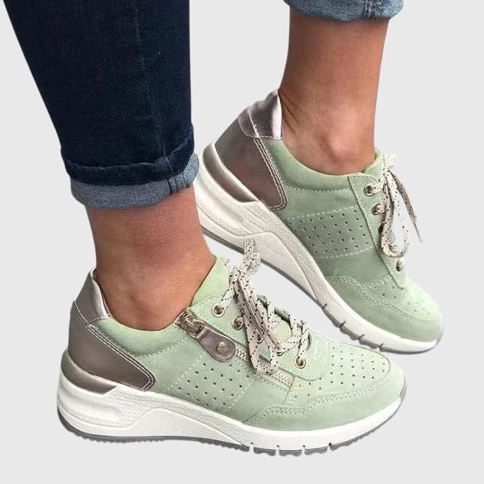 Women's Support Cushioned Sneakers – Green