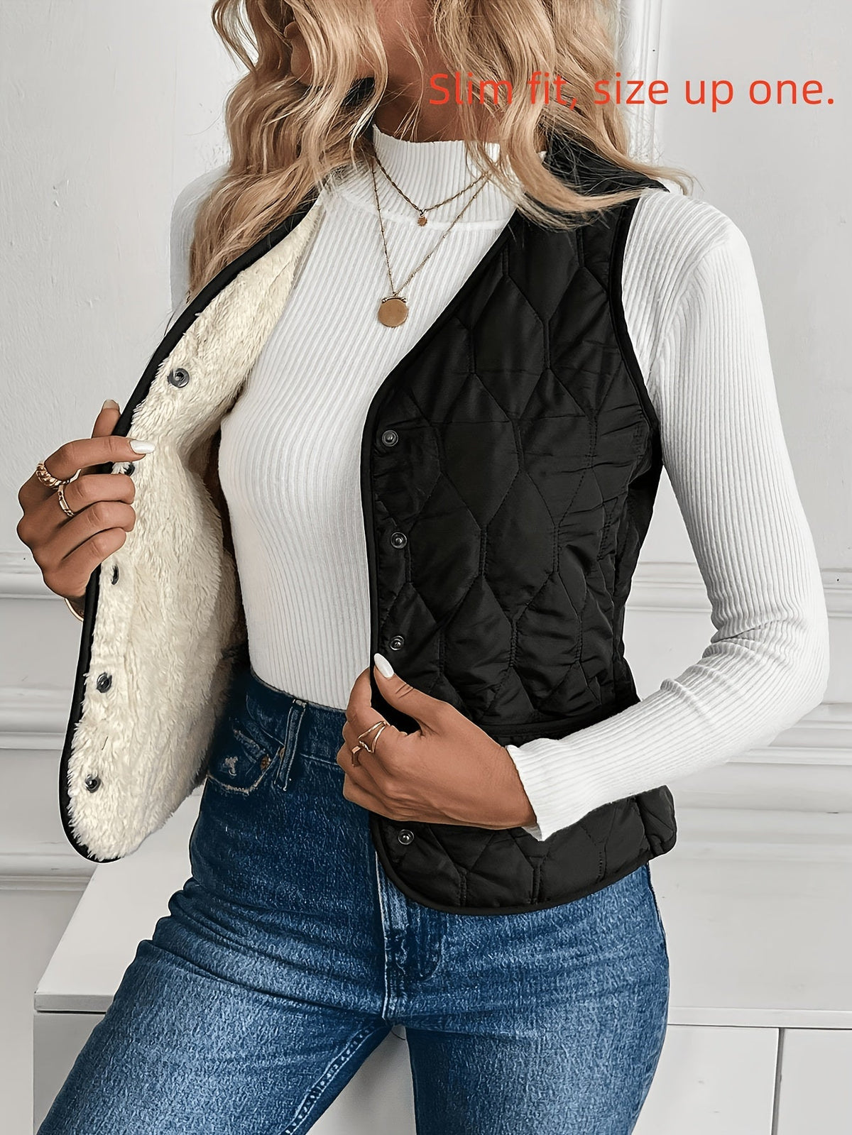 Women's Reversible Padded Vest – view 2