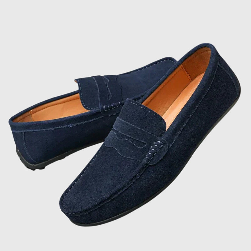 Women's Minimalist Support Easy-On Loafers – Navy