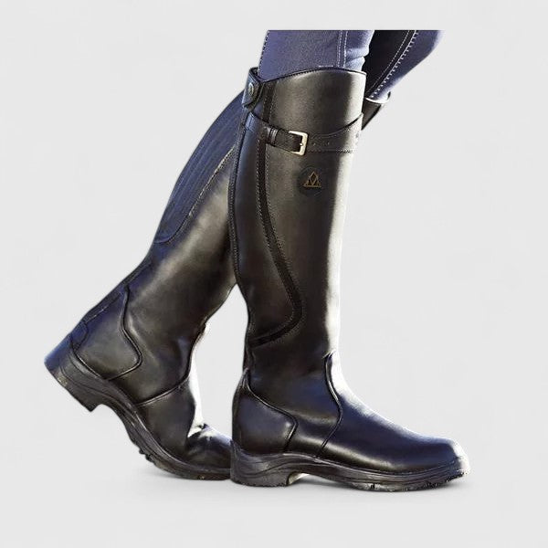 Women's Structured Boots – Black