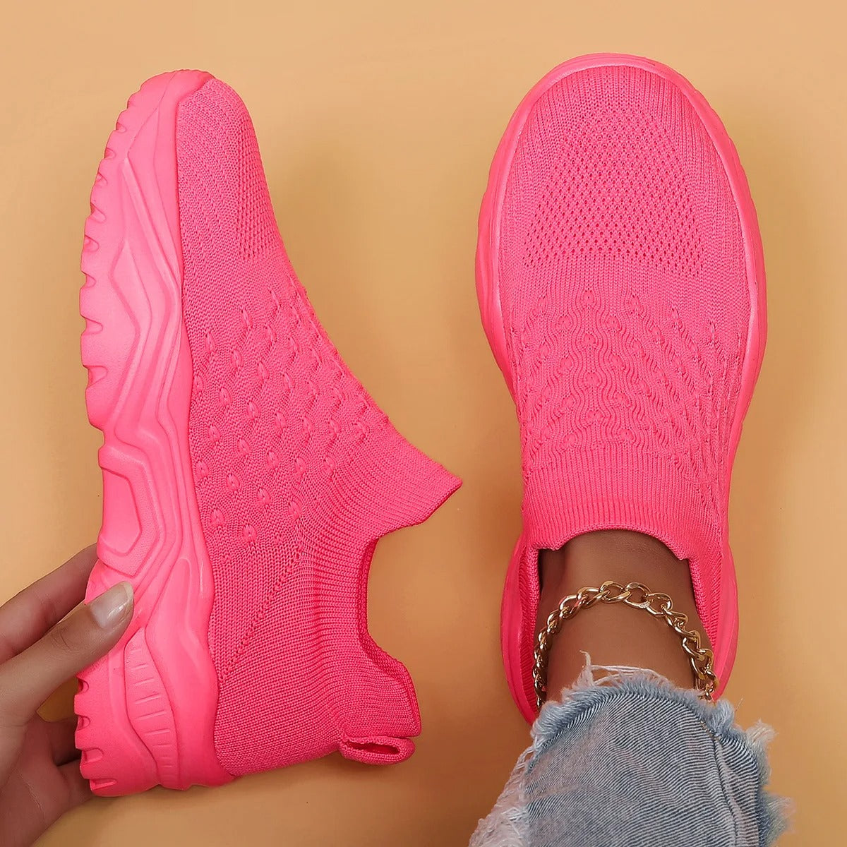 Women's Support Air Cushion Shoes – Pink
