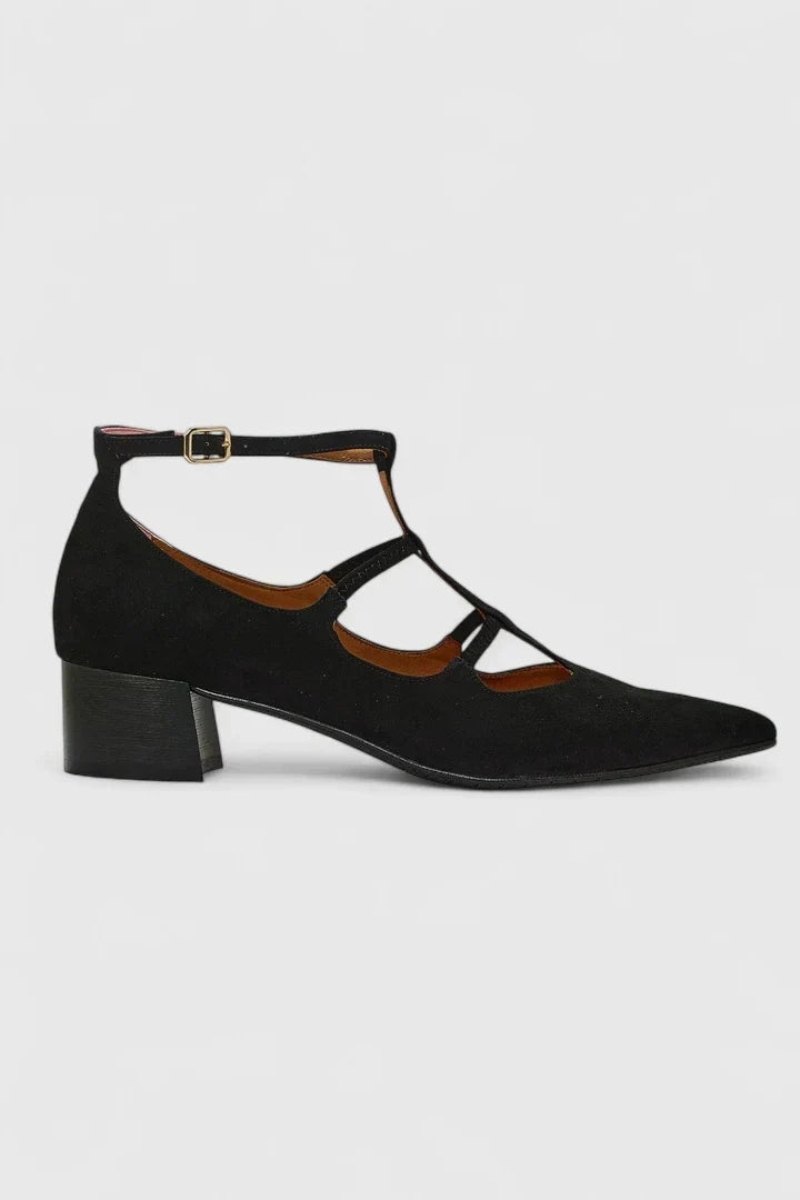 Women's Eco-Friendly Support Heels – Black