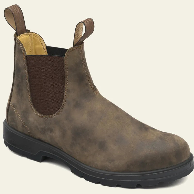 Men's Weatherproof Vegan Leather Chelsea Boots – Brown