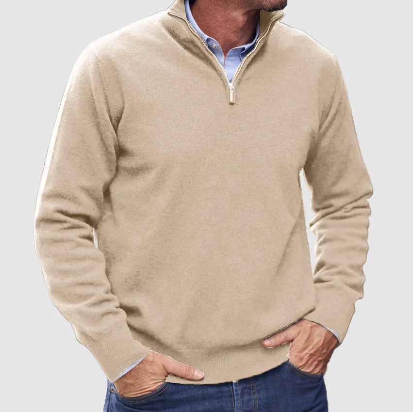 Men's Quarter-Zip Knit Pullover – view 7