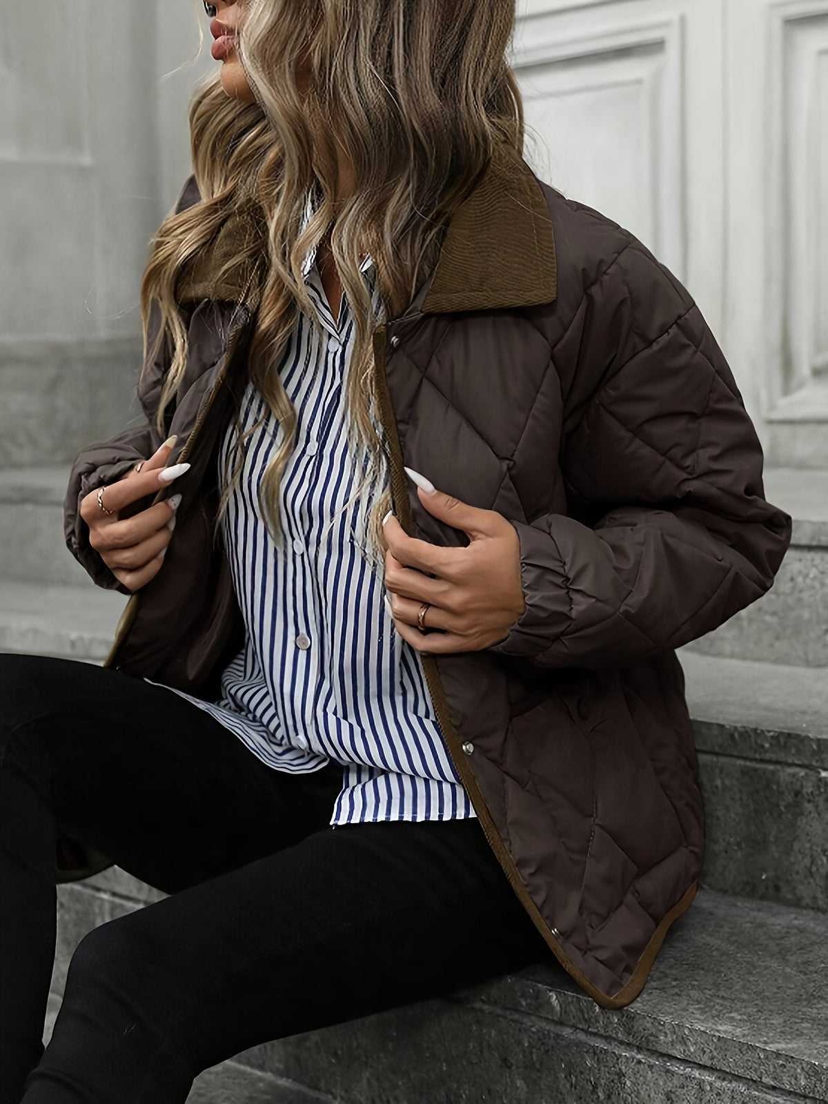 Women's Diamond-Quilted Jacket – view 3