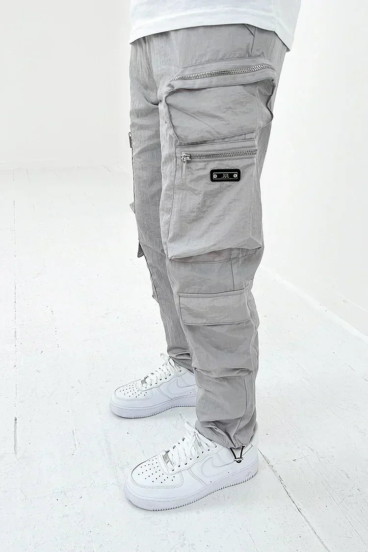 Men's Cargo Pocketed Pants – Gray