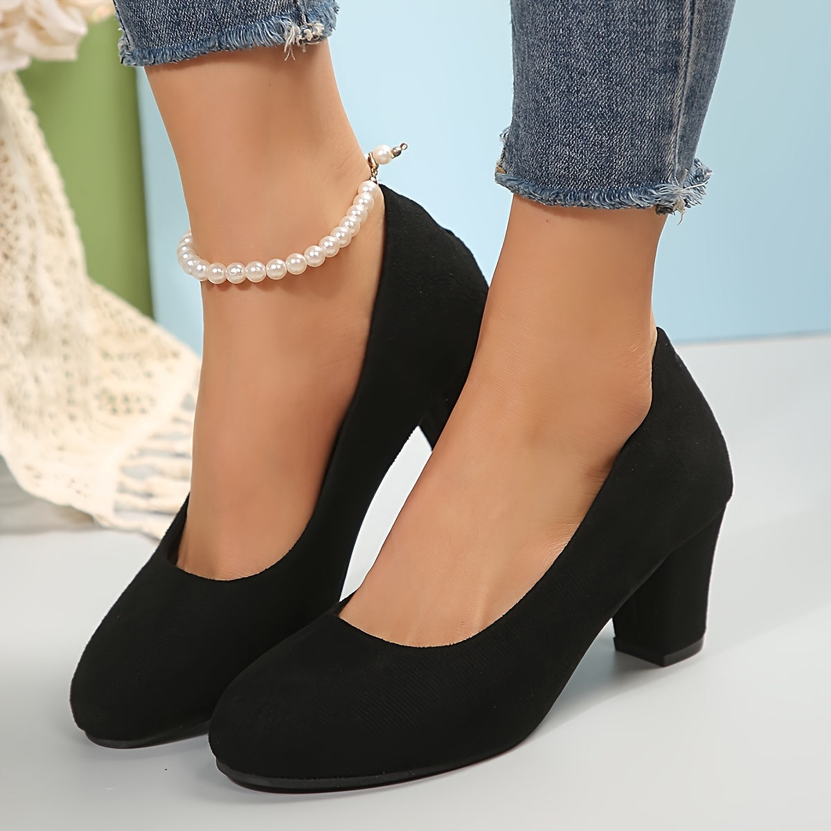 Women's Wide Toe Support Heels – view 2