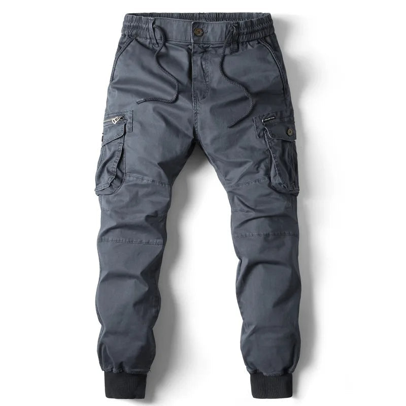 Men's Multi Pocketed Utility Cargo Joggers – view 7