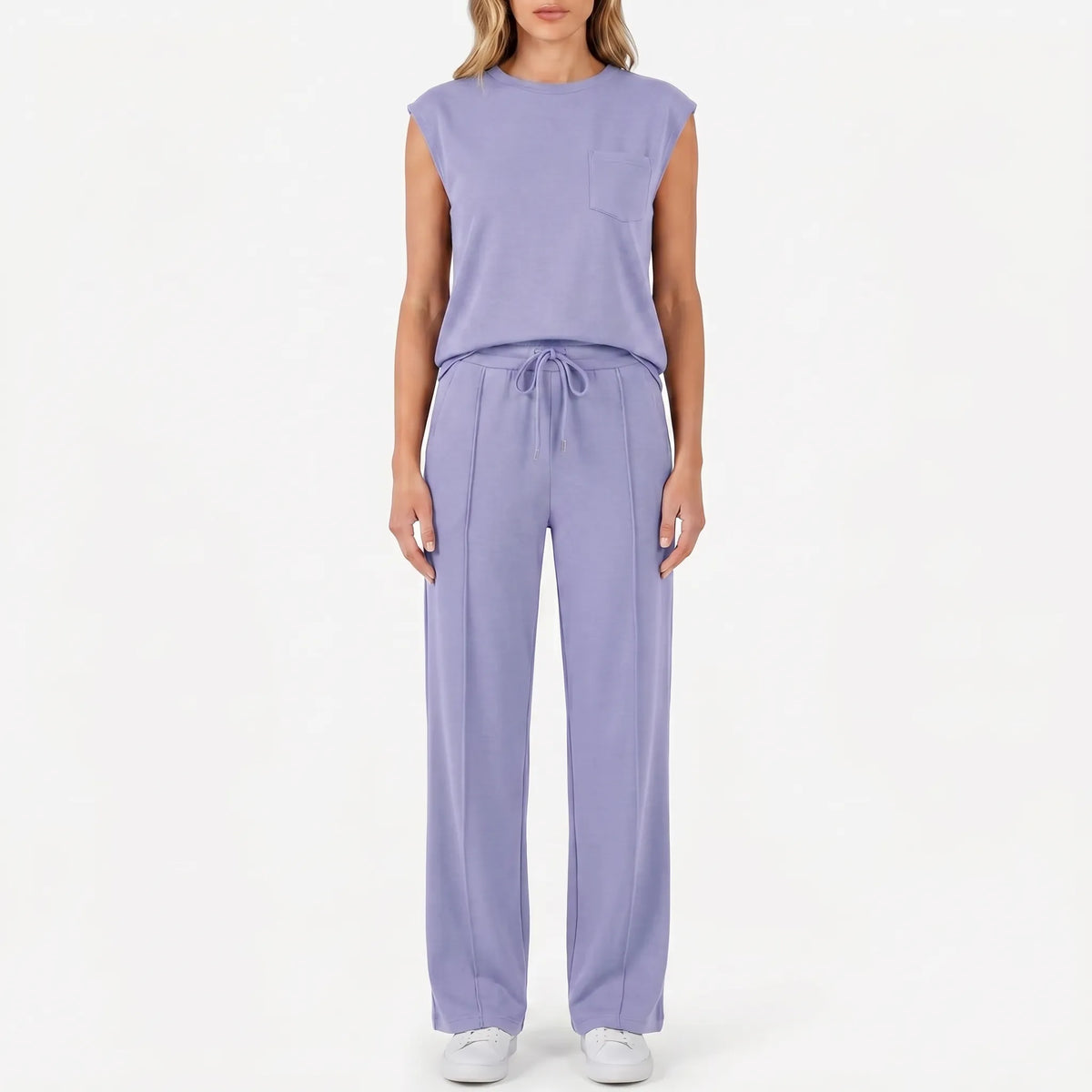 Women's Top and Pants Set for Work – Lavender