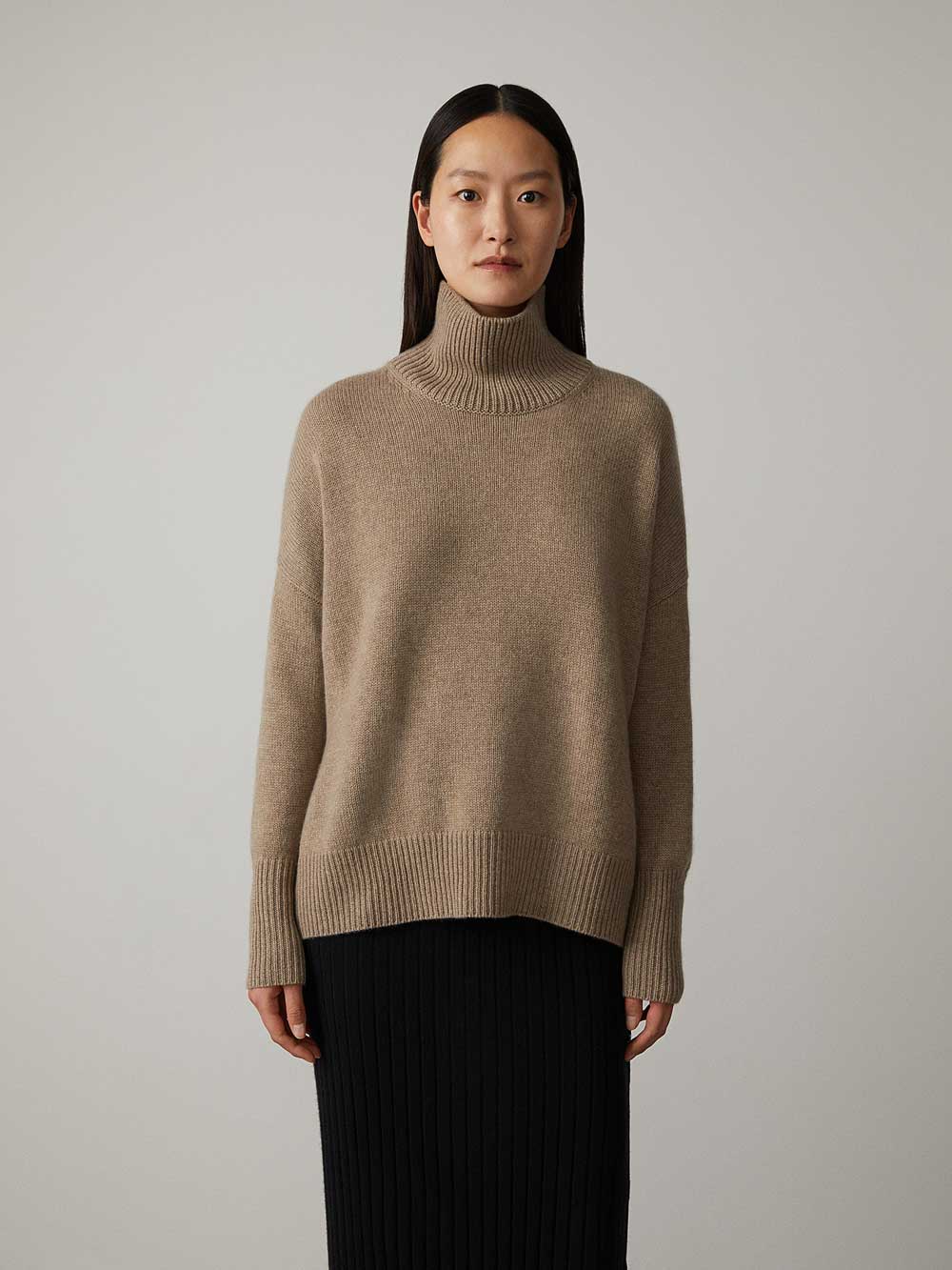 Women's Plush Knit Roll-Neck Pullover – view 4